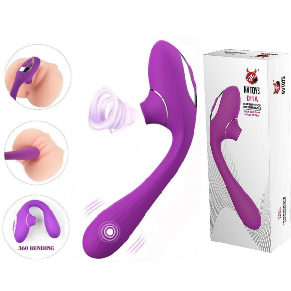 Vibrador de Clitoris e Ponto G 10 modos de Vibração e Sucção - Image 3