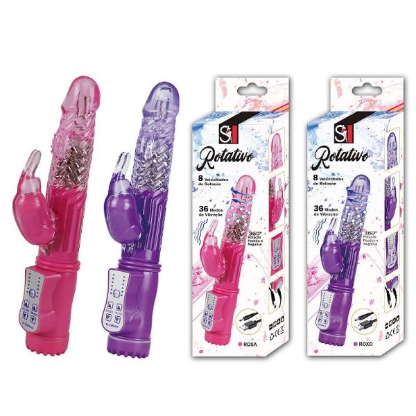 Vibrador Silicone Rotativo 36 Vibrações 8 Velocidades Rotação 360 - Image 8