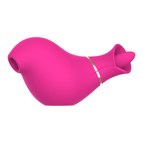 Vibrador Duplo Com 10 Funçaõ de Sucção e Língua Estimuladora - Image 2
