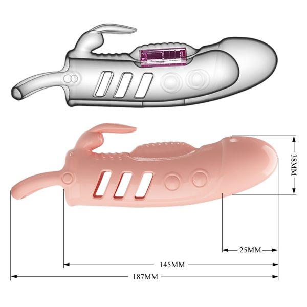 Capa peniana com Anel Escroto, Estimulador Clitoriano Sloane - Image 8