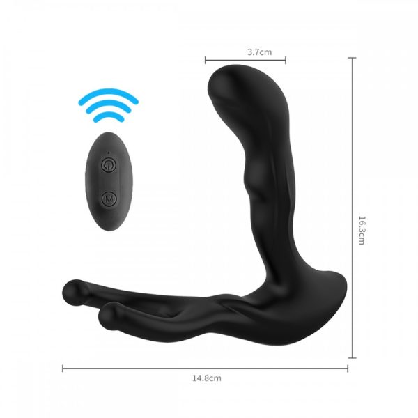 Massageador de Próstata Estimulador de Testículos + Controle - Image 2