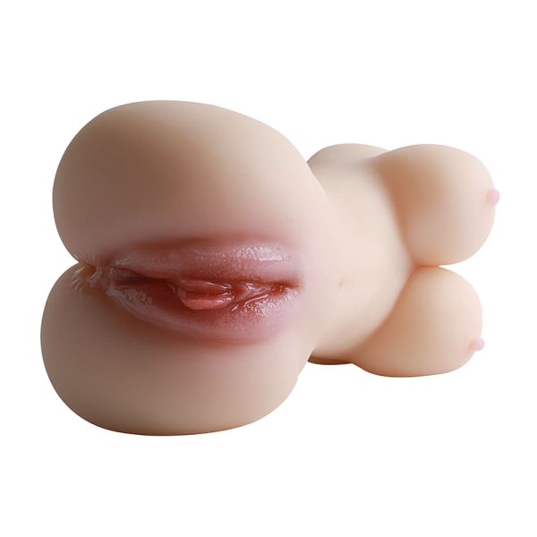 Masturbador Forma de corpo Feminino 2 Orifícios Penetráveis - Image 7