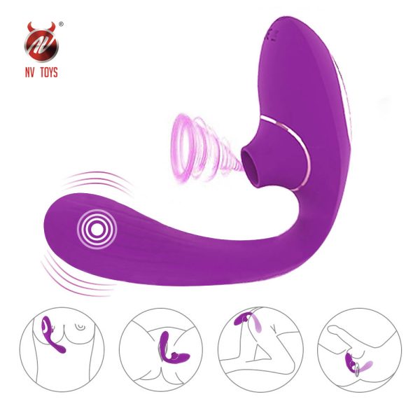 Vibrador de Clitoris e Ponto G 10 modos de Vibração e Sucção - Image 9