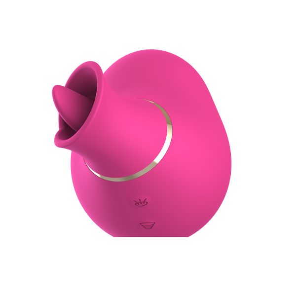 Vibrador Duplo Com 10 Funçaõ de Sucção e Língua Estimuladora - Image 4