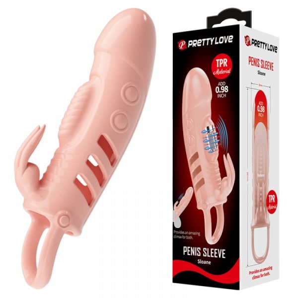 Capa peniana com Anel Escroto, Estimulador Clitoriano Sloane