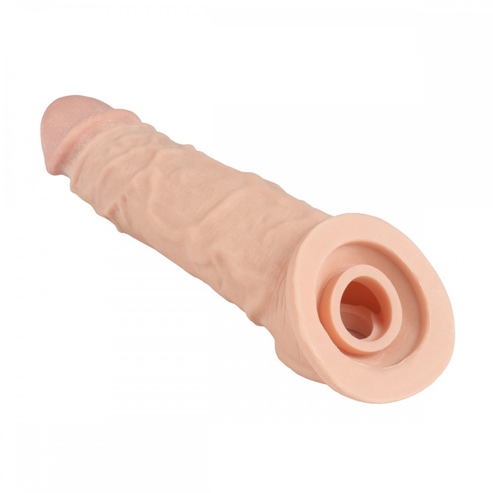 Capa Peniana Extensora com Anel para Escroto - 18x3,8CM - Imagem 5