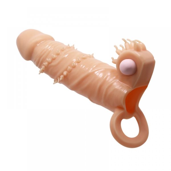 Capa Peniana com Vibrador Estimulador e Anel - Sleeve Connor - Image 7