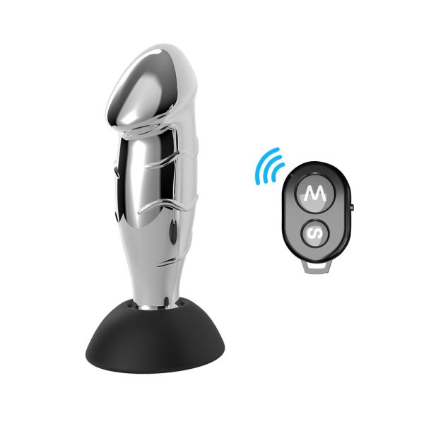 Plug Anal de Aço com Controle de 10 Vibrações Recarregável - Image 3
