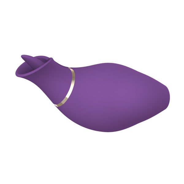 Vibrador Duplo Com 10 Funçaõ de Sucção e Língua Estimuladora - Image 3