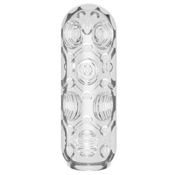 Masturbador Masculino Flexível com Textura Circular 13cm - Image 3