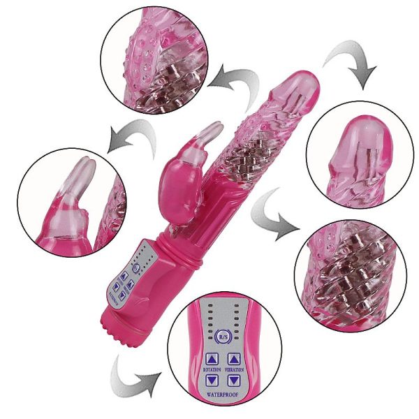 Vibrador Silicone Rotativo 36 Vibrações 8 Velocidades Rotação 360 - Image 7