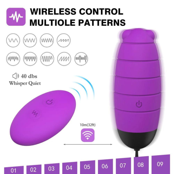 Vibrador com Controle Remoto  Recarregável - Baby Bee - RCT - Image 5
