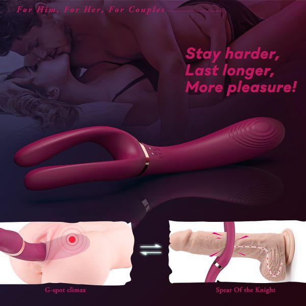 Vibrador de Clitóris com penetrador Ponto G - Cersei S-Hande - Image 8