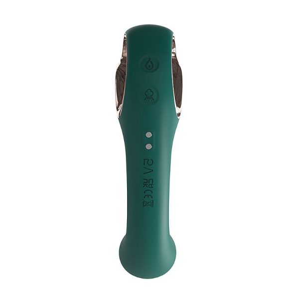 Vibrador de Ponto G e Clitóris com Pulsações VERDE - Selene - Image 2