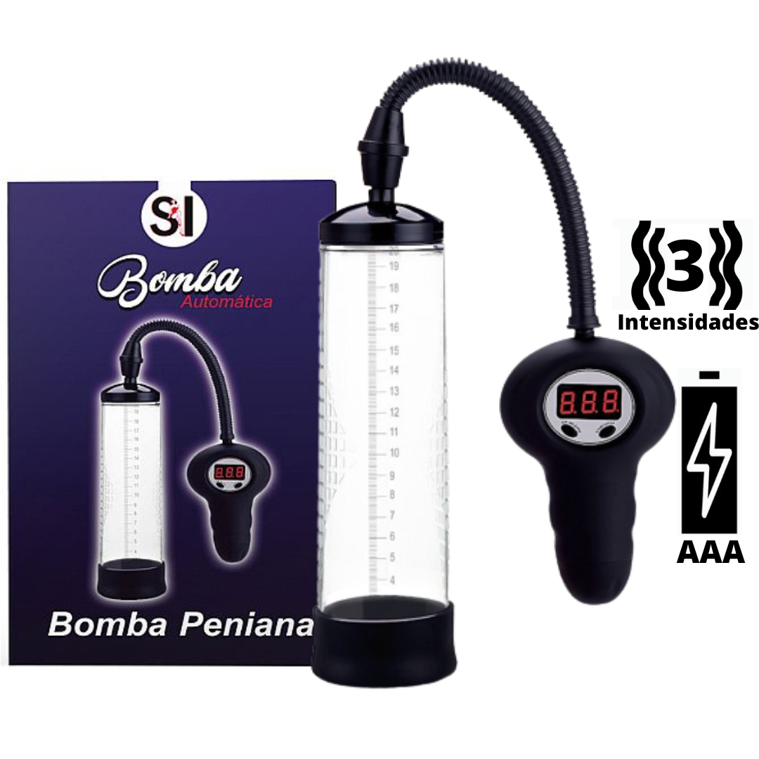 Bomba Peniana Automática Com 3 Intensidades - À Pilha