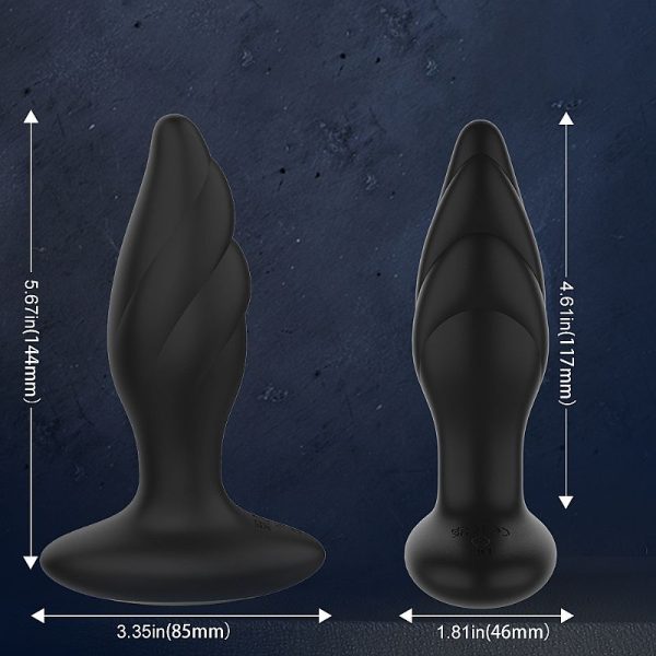 Plug Anal com Vibrador e Rotações, USB - Whirlwind - S-hande - Image 4