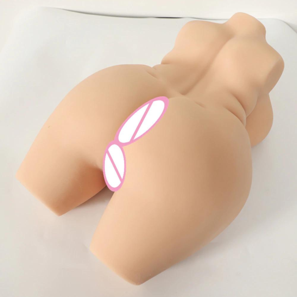 Masturbador Meio Corpo Plus Size Feminino Com Vagina e Anus - Image 4