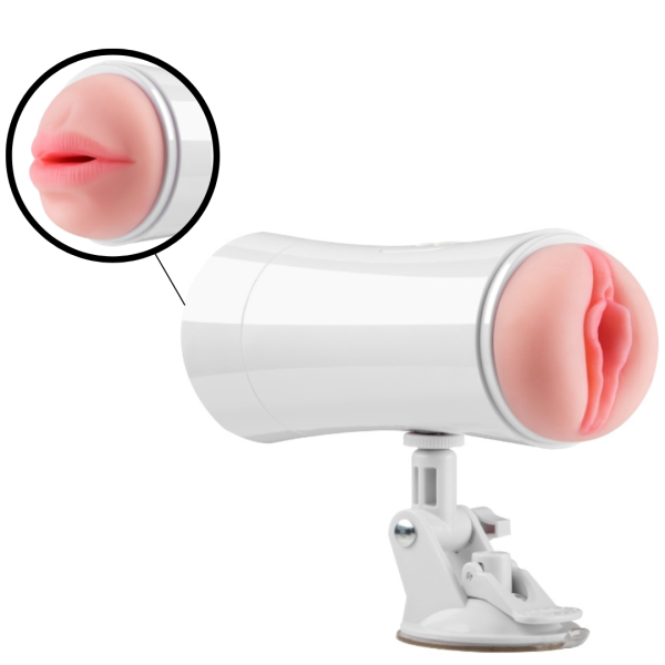 Masturbador Masculino com dois Orificios  Vagina e Boca