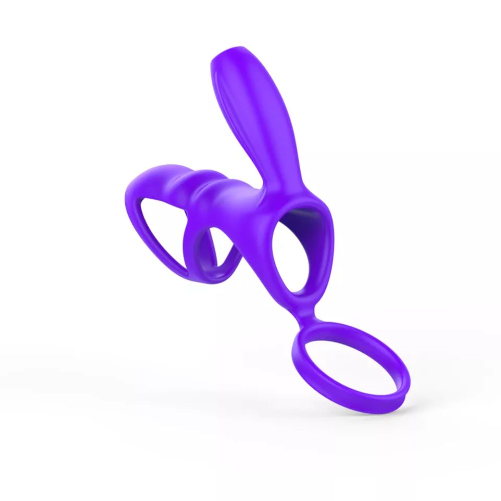 Anel Peniano E Para Escroto com Estimulador Clitoriano - Imagem 6