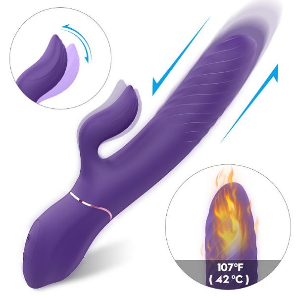 Vibrador de Ponto G e Clitóris com Vai e vem - Lighters - S-Hande - Image 5