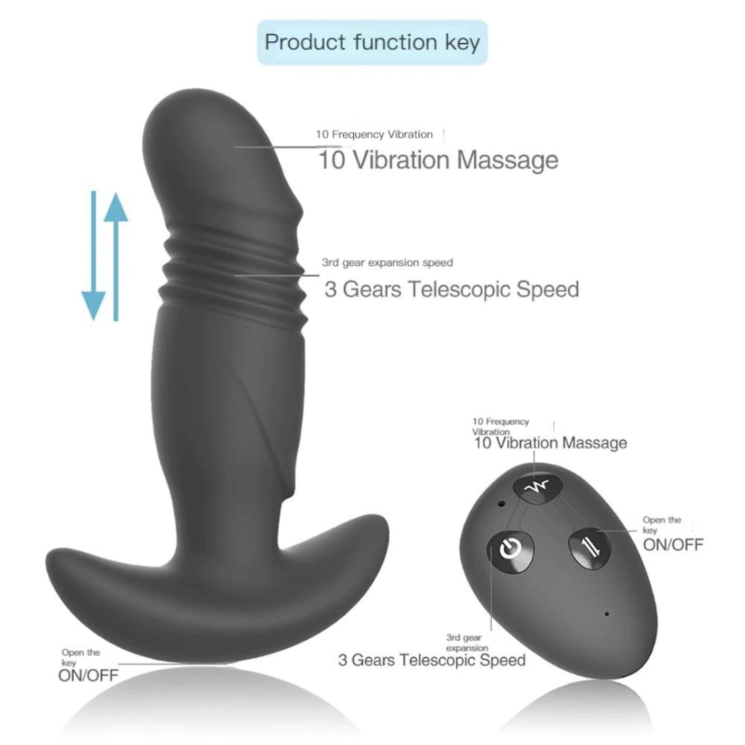 Plug Anal com Sobe e Desce - Recarregável LUKA - NV TOYS - Imagem 4