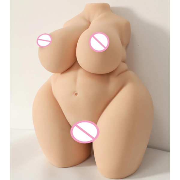 Masturbador Meio Corpo Plus Size Feminino Com Vagina e Anus - Image 6