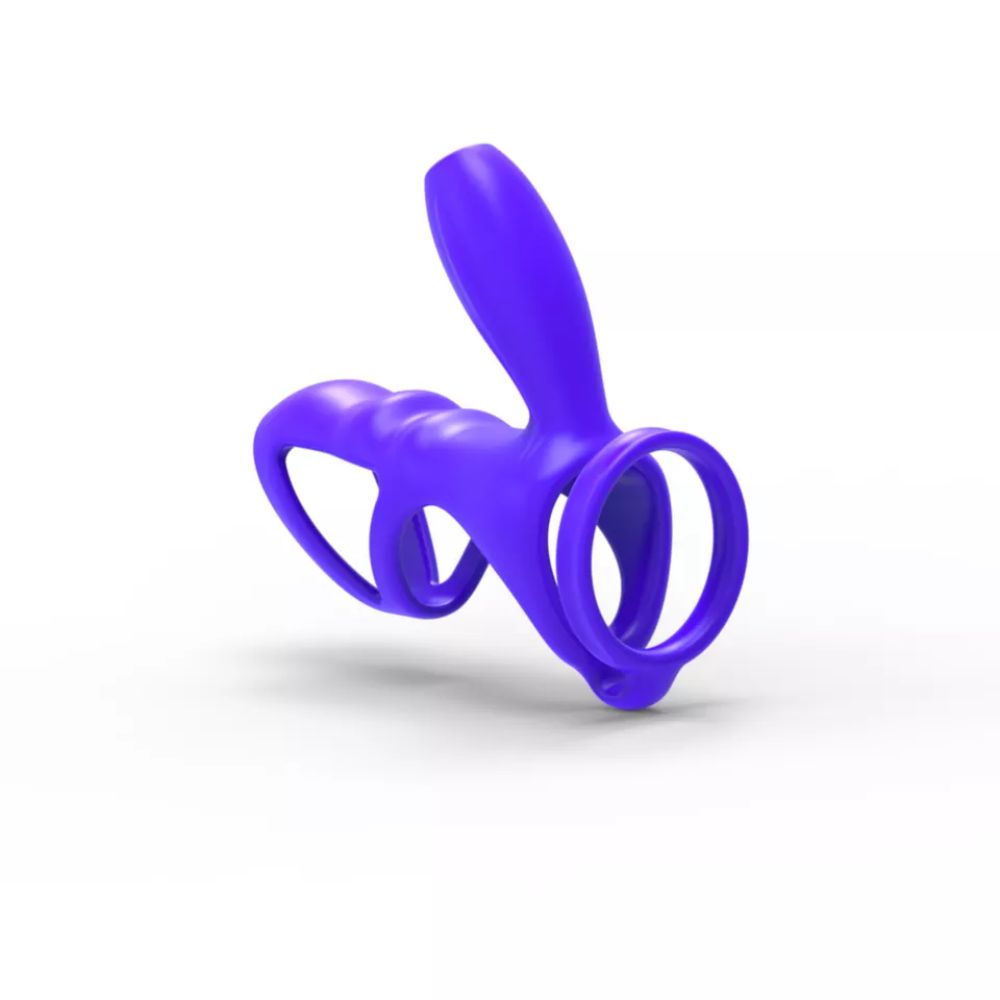 Anel Peniano E Para Escroto com Estimulador Clitoriano - Imagem 2