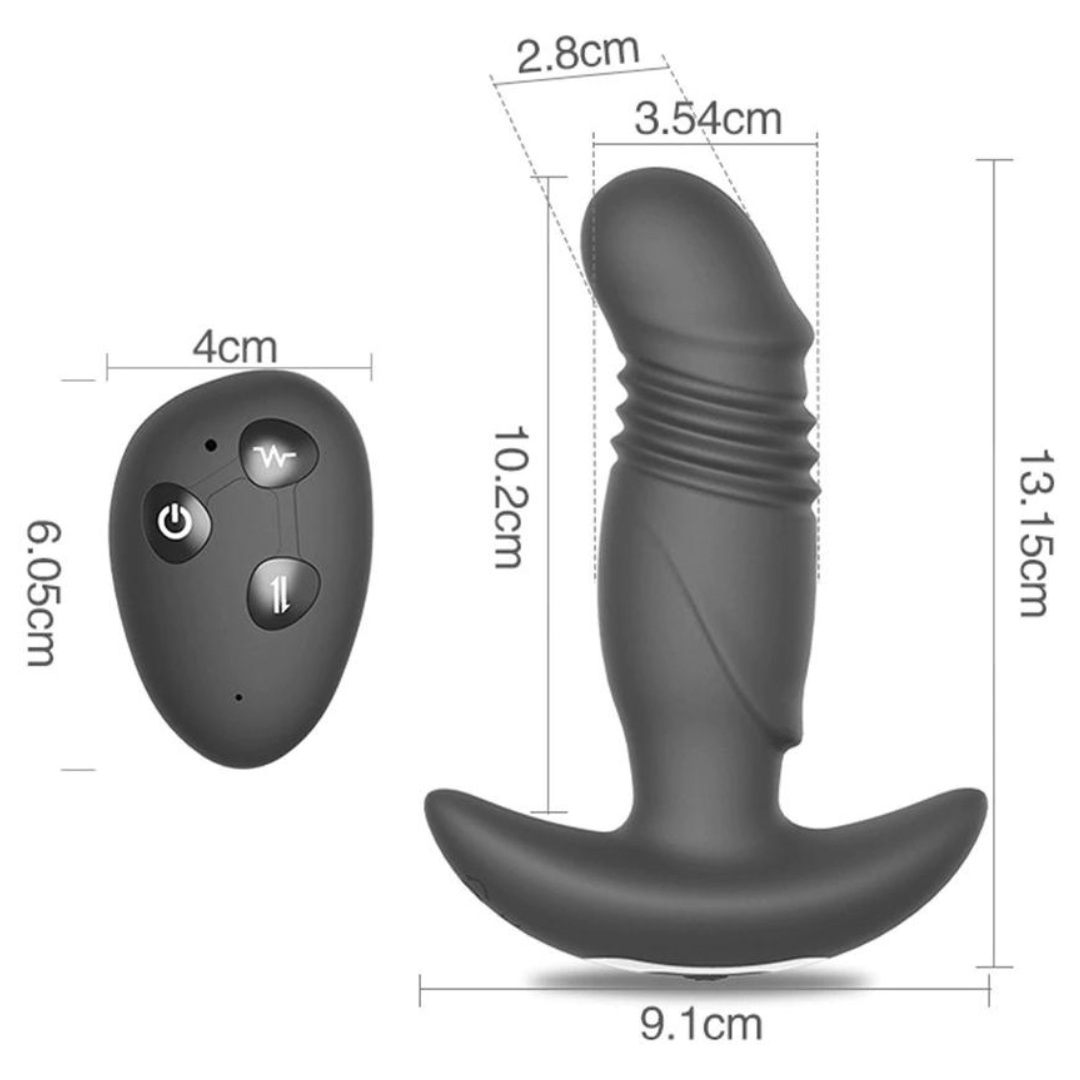 Plug Anal com Sobe e Desce - Recarregável LUKA - NV TOYS - Imagem 3