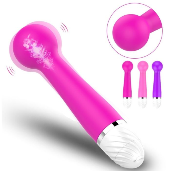 Vibrador com Ponta G Arredondada Multivelocidades