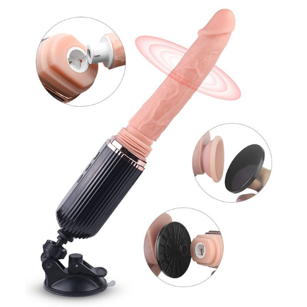 Masturbador Feminino Vai e vem com Controle Gatling Plus-RCT - Image 2