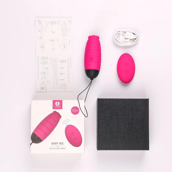 Vibrador com Controle Remoto  Recarregável - Baby Bee - RCT - Image 3