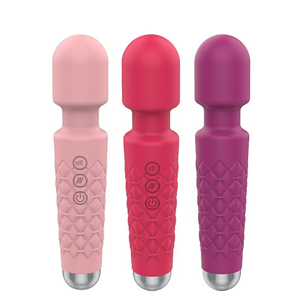 Vibrador Massageador De Clitóris Varinha Magica 20 Vibrações USB