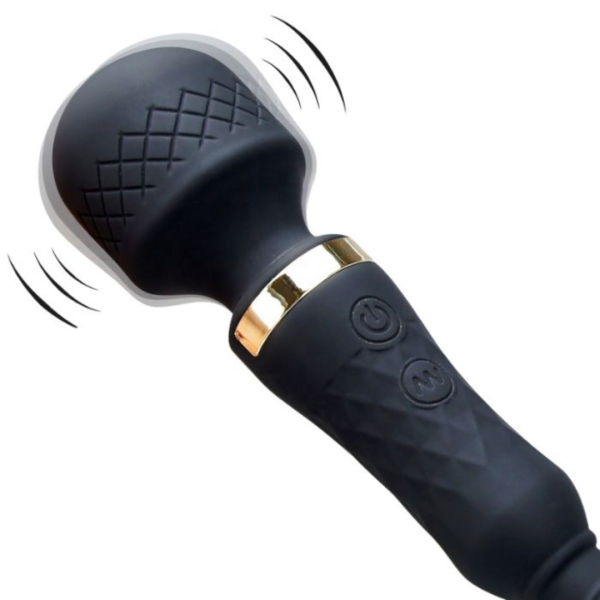 Massageador Varinha Com 2 Pontas Vibratórias Maleável - USB - Image 3