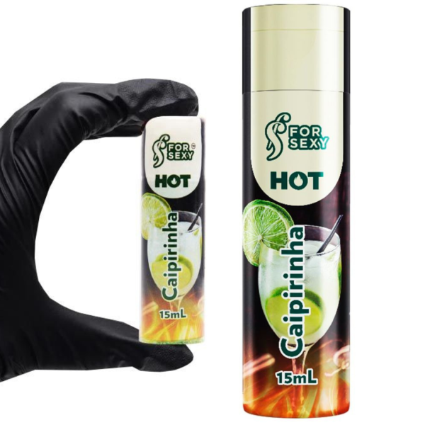 Gel De Massagem Comestível Sabor Caipirinha 15ML For Sexy