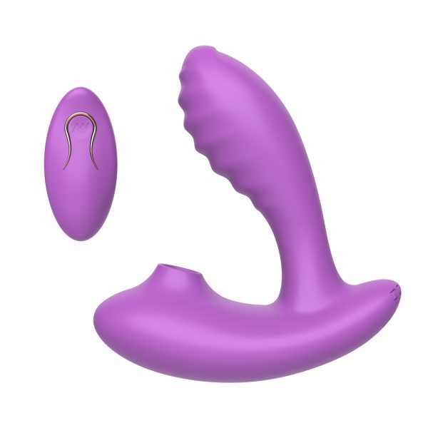 Vibrador Clitoriano com Penetrador Recarregável 10 Vibração - Image 8