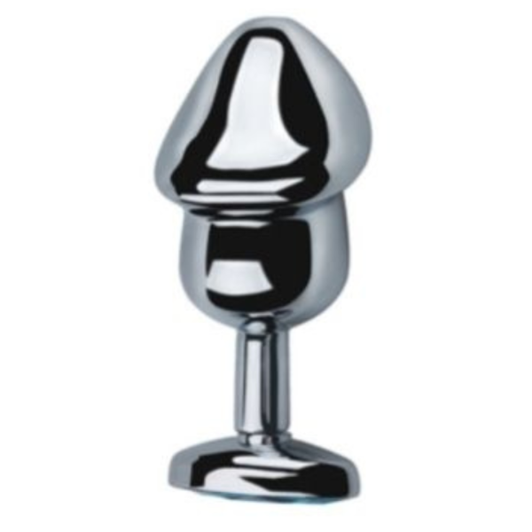 Plug anal Formato Grande e alça com Joia - Tamanho P - 8x3CM - Image 3