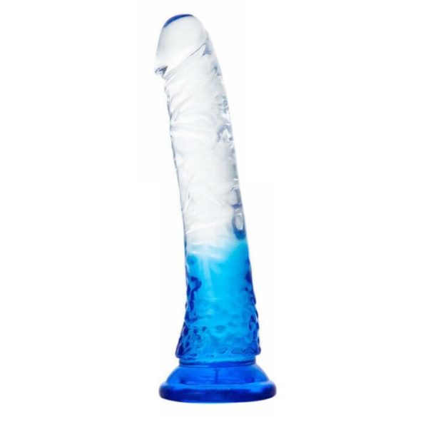Prótese Realística com Ventosa e Degrade na Cor Azul 20cm - Image 2