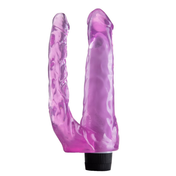 Vibrador Duplo no Formato de Pênis Multivelocidade 22x4CM - Image 4