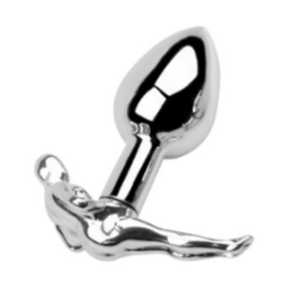 Plug Anal Tamanho P Com Formato de Homem na Base - 8x3,5CM - Image 2