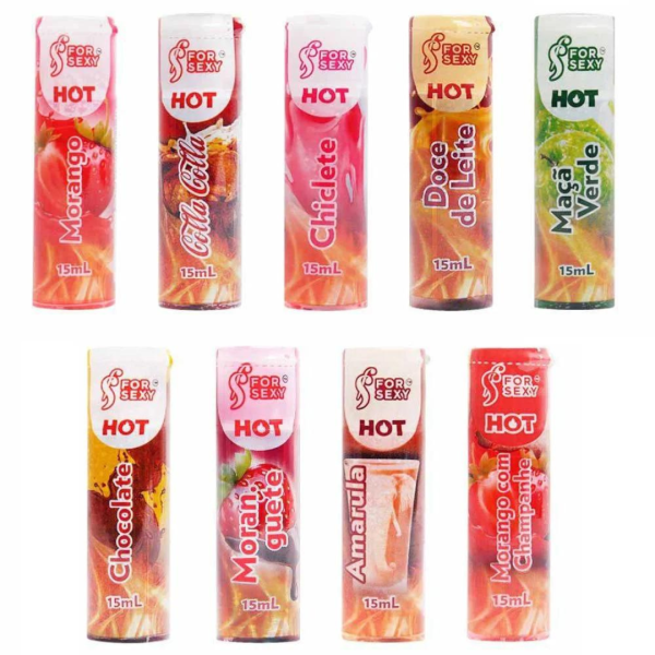 Gel Hot Comestível de Uva Saboroso 15Ml ForSexy - Image 4