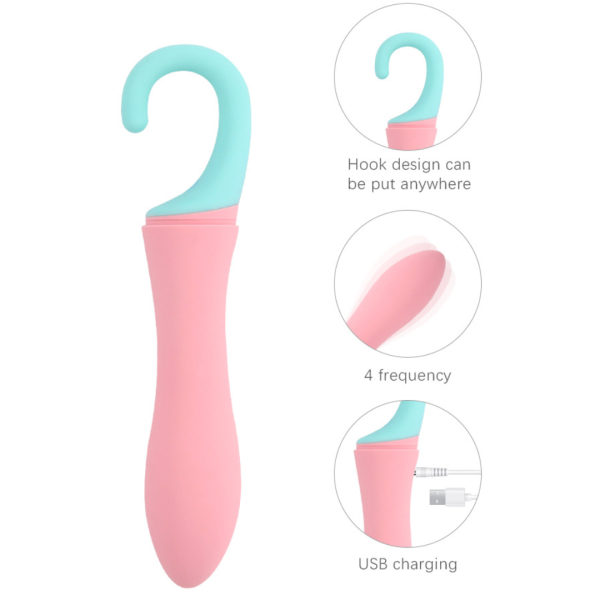Vibrador Umbrella Estimulador de Ponto G Com 4 Velocidades