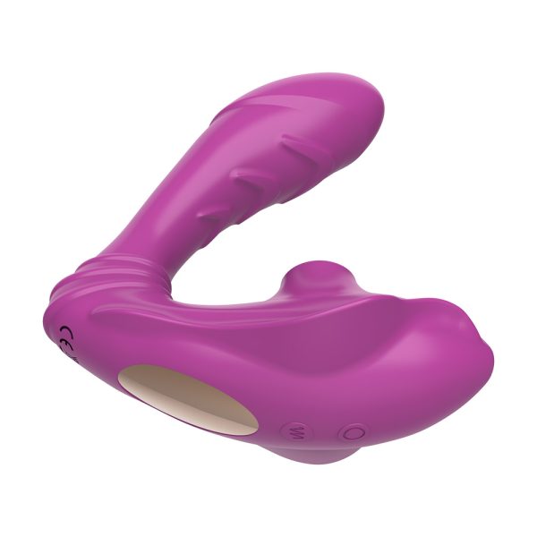 Vibrador Com Penetrador Ponto G e Estimulador de Clitóris - Image 6