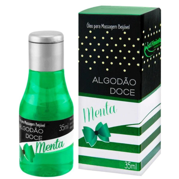Oleo Beijável Sabor Menta Algodão Doce 35Ml La Pimienta