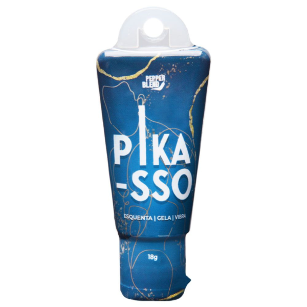 Gel Pikasso Excitante Masculino Vibrador 18G - Pepper Blend