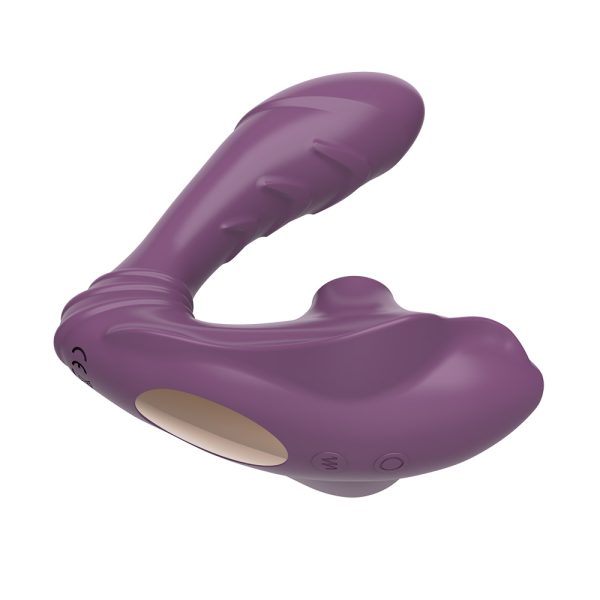 Vibrador Com Penetrador Ponto G e Estimulador de Clitóris - Image 2