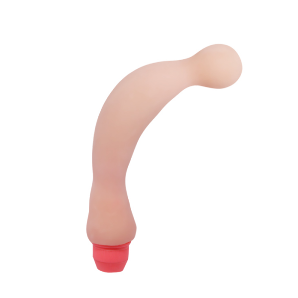 Prótese Com Vibrador e Vertebra Forma Arredondada Flexi Vibe - Image 2