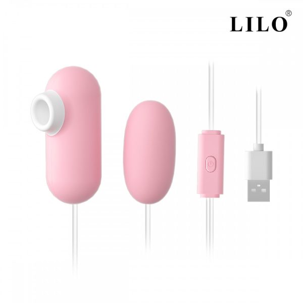 Vibrador Ponta Dupla Com Sugador e Bullet de 12 Vibrações - Image 4