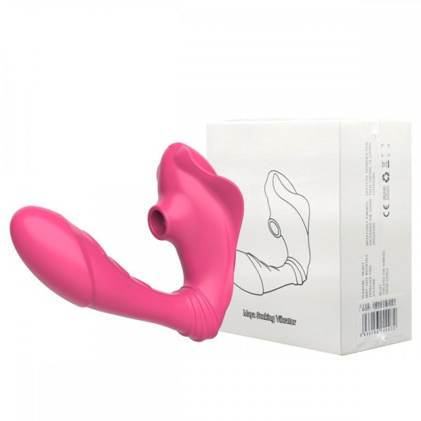 Vibrador Com Penetrador Ponto G e Estimulador de Clitóris
