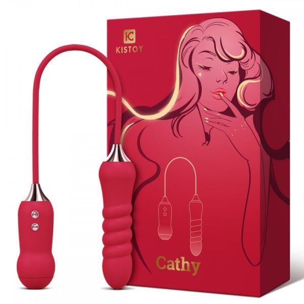 Vibrador com Pontas de Sugador e Penetrador, USB - Cathy