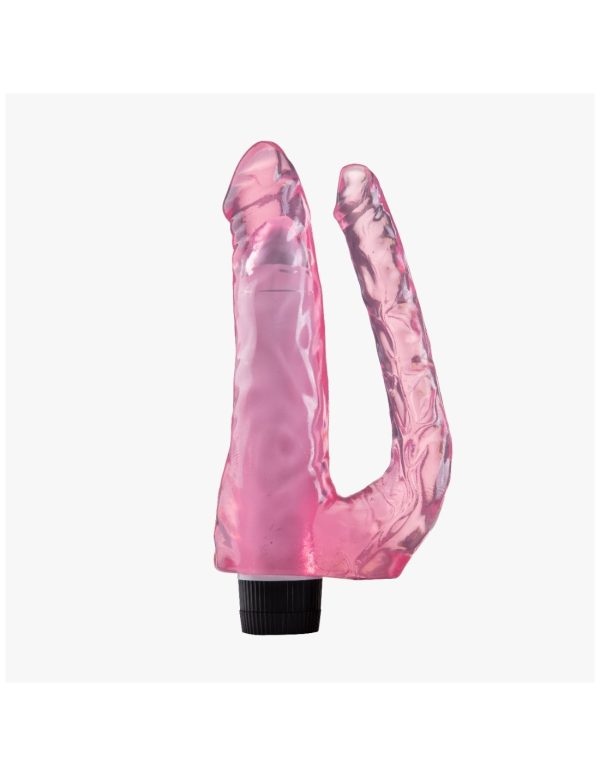 Vibrador Duplo no Formato de Pênis Multivelocidade 22x4CM - Image 2